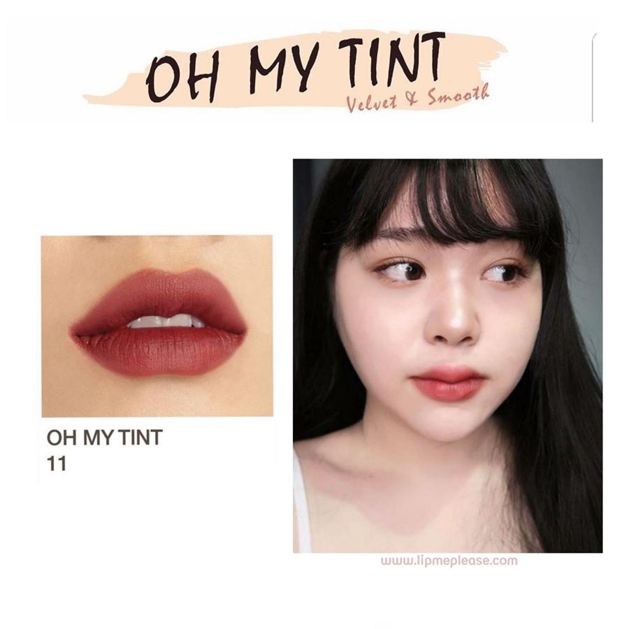 OH MY TINT สี 01-14 (โอ้มายตินท์) ลิปทิ้นเนื้อละมุน 4.5 กรัม OH MY TINT สี 01-14 (โอ้มายตินท์) ลิปทิ้นเนื้อละมุน 4.5 กรัม