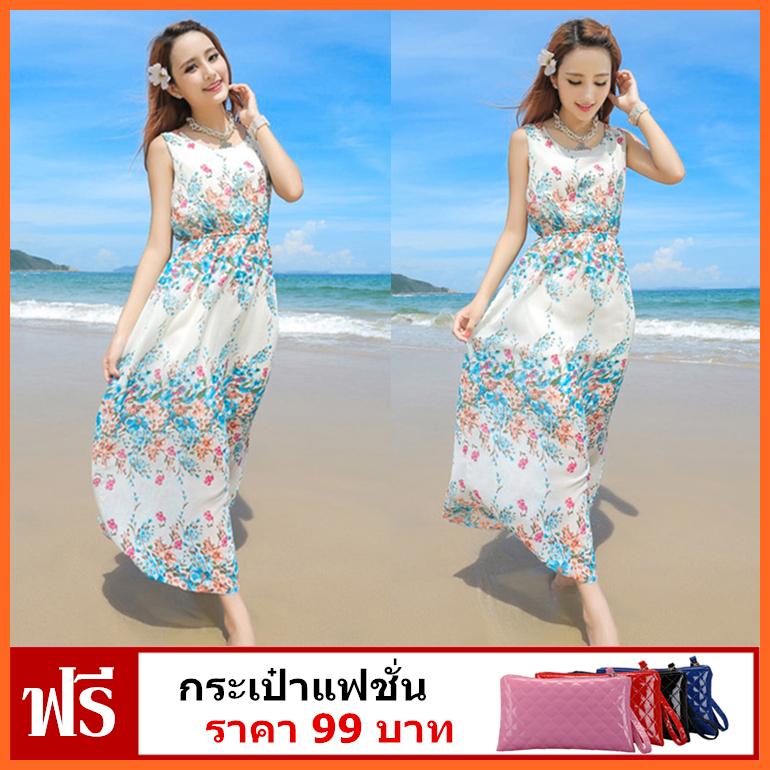 Hongstill ชุดเดรสยาวแฟชั่น ผ้าชีฟอง ลายดอก สไตล์เกาหลี 01 เดรสยาวแขนกุด มีซับใน ผ้าโปร่งบางเบา สวมใส่สบาย ชิลล์ๆ เหมาะสำหรับใส่ได้หลายโอกาส สวยหรูหรา(แถมฟรี!! กระเป๋าแฟชั่น 99 บาท ซื้อเยอะก็แถมเยอะตามจำนวนที่ซื้อเลยจ้า) Hongstill ชุดเดรสยาวแฟชั่น ผ้าชีฟอง ลายดอก สไตล์เกาหลี 01 เดรสยาวแขนกุด มีซับใน ผ้าโปร่งบางเบา สวมใส่สบาย ชิลล์ๆ เหมาะสำหรับใส่ได้หลายโอกาส สวยหรูหรา(แถมฟรี!! กระเป๋าแฟชั่น 99 บาท ซื้อเยอะก็แถมเยอะตามจำนวนที่ซื้อเลยจ้า)