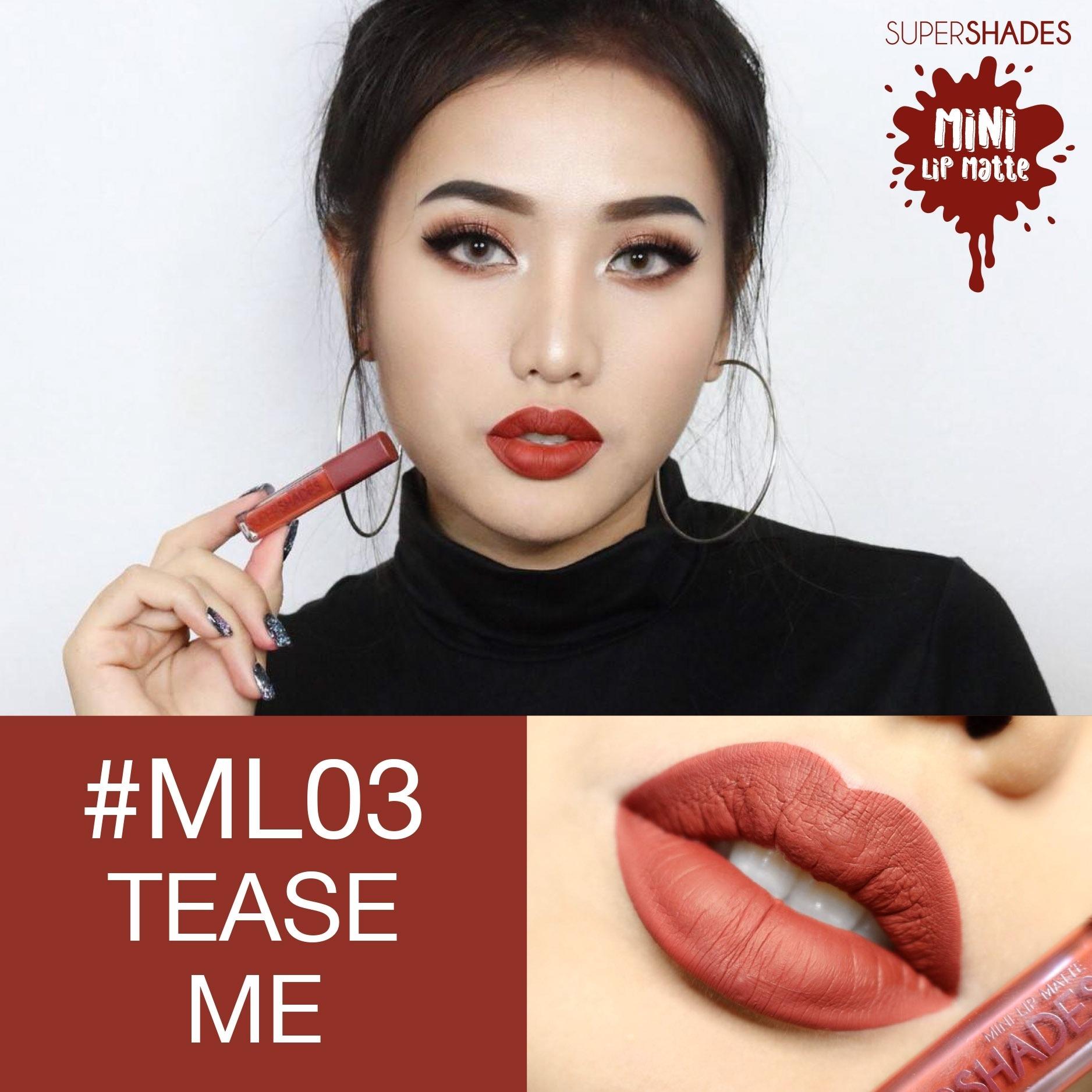 SuperShades Mini Lipmatte ML-03 Tease Me