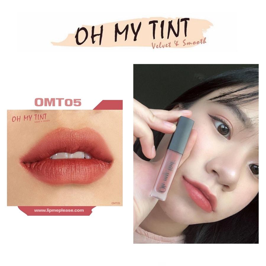 OH MY TINT สี 01-14 (โอ้มายตินท์) ลิปทิ้นเนื้อละมุน 4.5 กรัม OH MY TINT สี 01-14 (โอ้มายตินท์) ลิปทิ้นเนื้อละมุน 4.5 กรัม