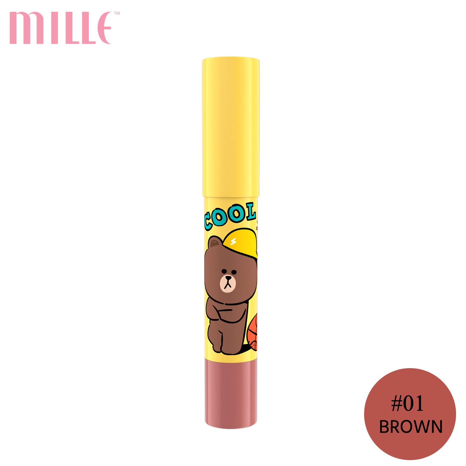 Mille ลิปเครยอน Line Friends l Mille Iconic Crayon Lip Color 2.5g. Mille ลิปเครยอน Line Friends l Mille Iconic Crayon Lip Color 2.5g.