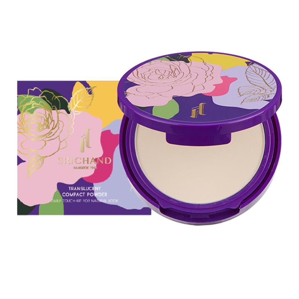 แป้งศรีจันทร์ Translucent Compact Powder แป้งพัฟโปร่งแสงควบคุมความมัน ขนาด 4.5 กรัม