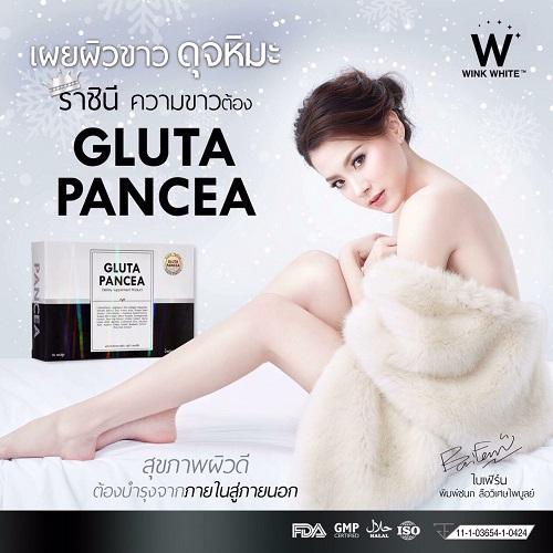 Wink White Gluta Pancea กลูต้า แพนเซีย กลูต้าเพื่อผิวขาว บรรจุ 30 แคปซูล (1 กล่อง)