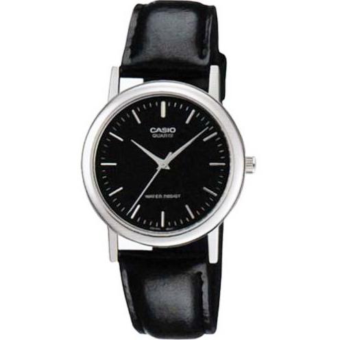 Casio นาฬิกาข้อมือผู้ชาย สายหนังแท้ รุ่น MTP-1095