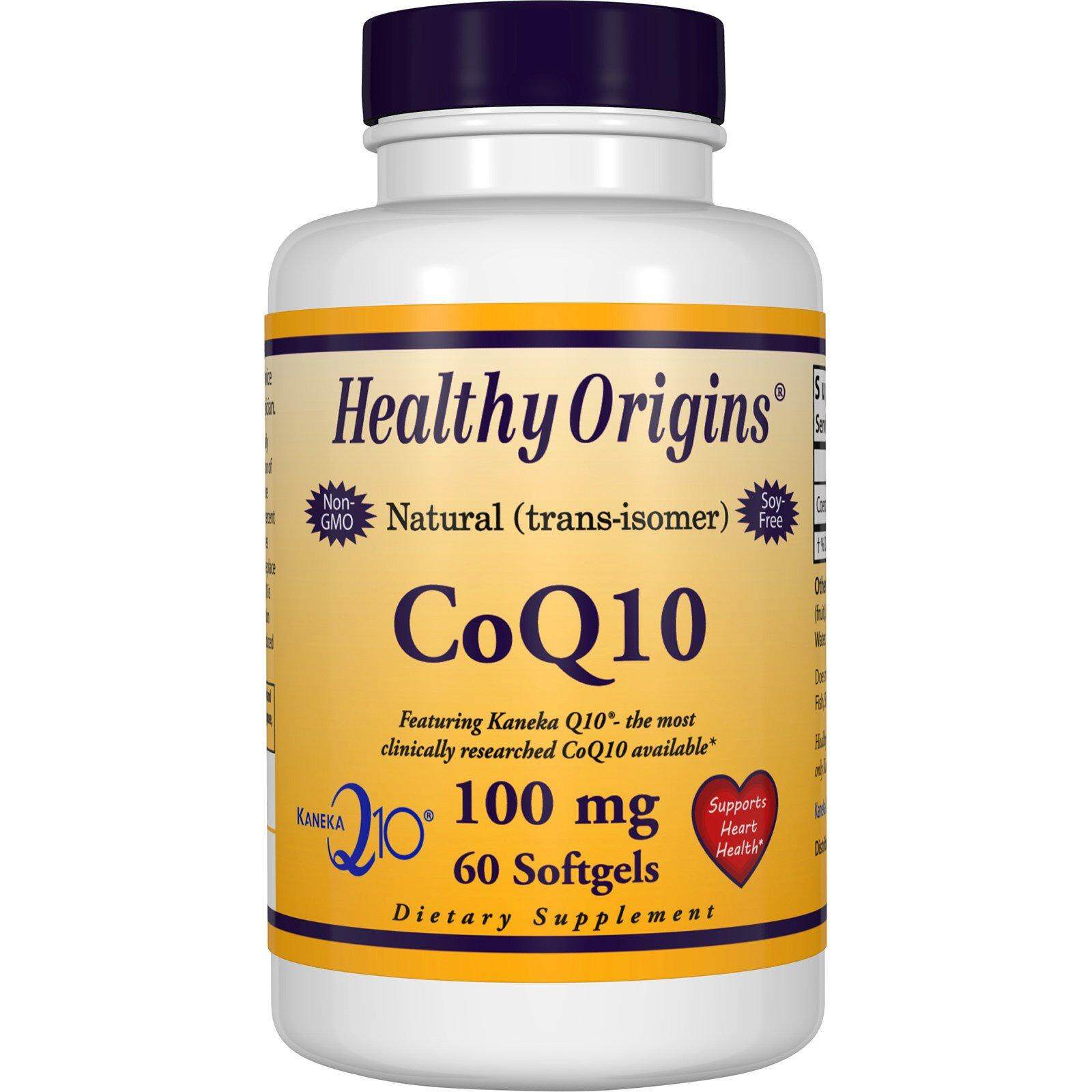 Healthy Origins, CoQ10, 100 mg, 60 แคปซูล