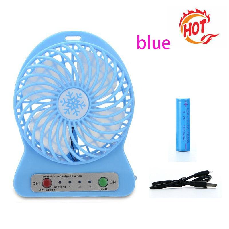 Mini fan พัดลมพกพาขนาดเล็ก ชาร์จสายUSB ใส่ถ่าน ลมแรง