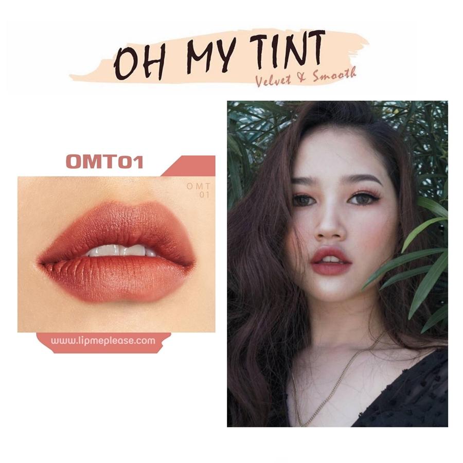 OH MY TINT สี 01-14 (โอ้มายตินท์) ลิปทิ้นเนื้อละมุน 4.5 กรัม OH MY TINT สี 01-14 (โอ้มายตินท์) ลิปทิ้นเนื้อละมุน 4.5 กรัม