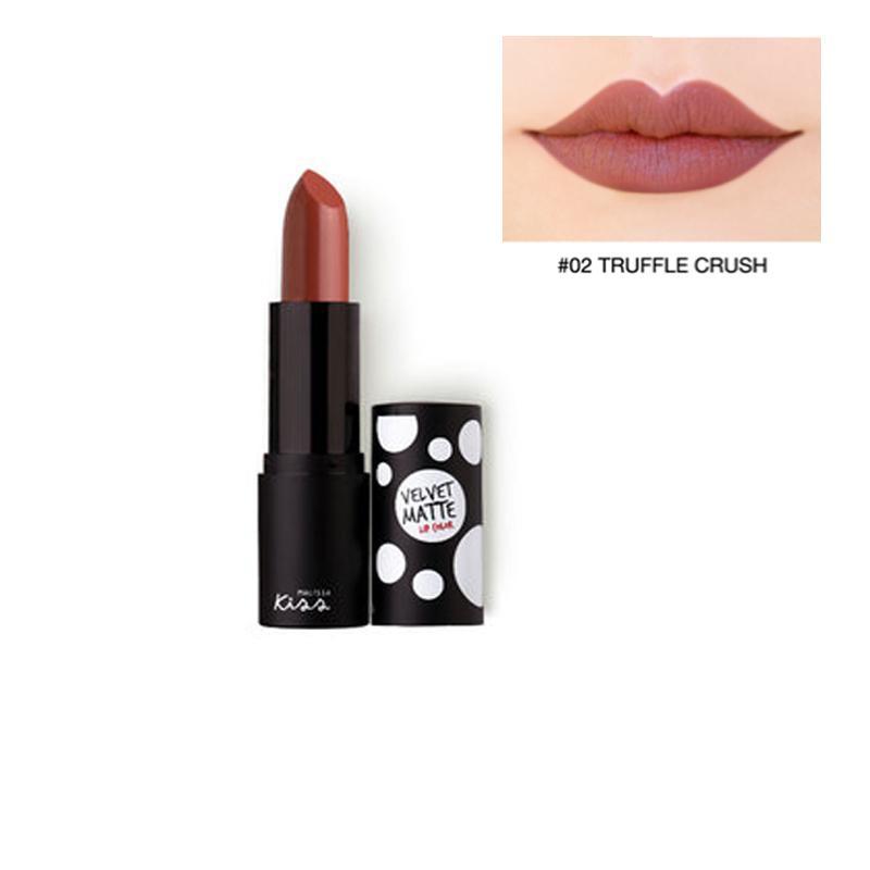 Malissa Kiss All Day Velvet Matte Lip Color 3.8 g. สี 02 Wine Me Up