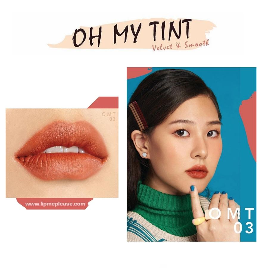 OH MY TINT สี 01-14 (โอ้มายตินท์) ลิปทิ้นเนื้อละมุน 4.5 กรัม OH MY TINT สี 01-14 (โอ้มายตินท์) ลิปทิ้นเนื้อละมุน 4.5 กรัม