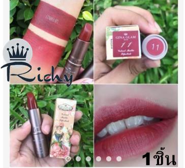 (ของแท้/พร้อมส่งกดเลย) Lipstick Gina Glam by Sivanna No. G37 ลิปสติก จีน่า แกลม รุ่น G37 (1*ชิ้น) (ของแท้/พร้อมส่งกดเลย) Lipstick Gina Glam by Sivanna No. G37 ลิปสติก จีน่า แกลม รุ่น G37 (1*ชิ้น)