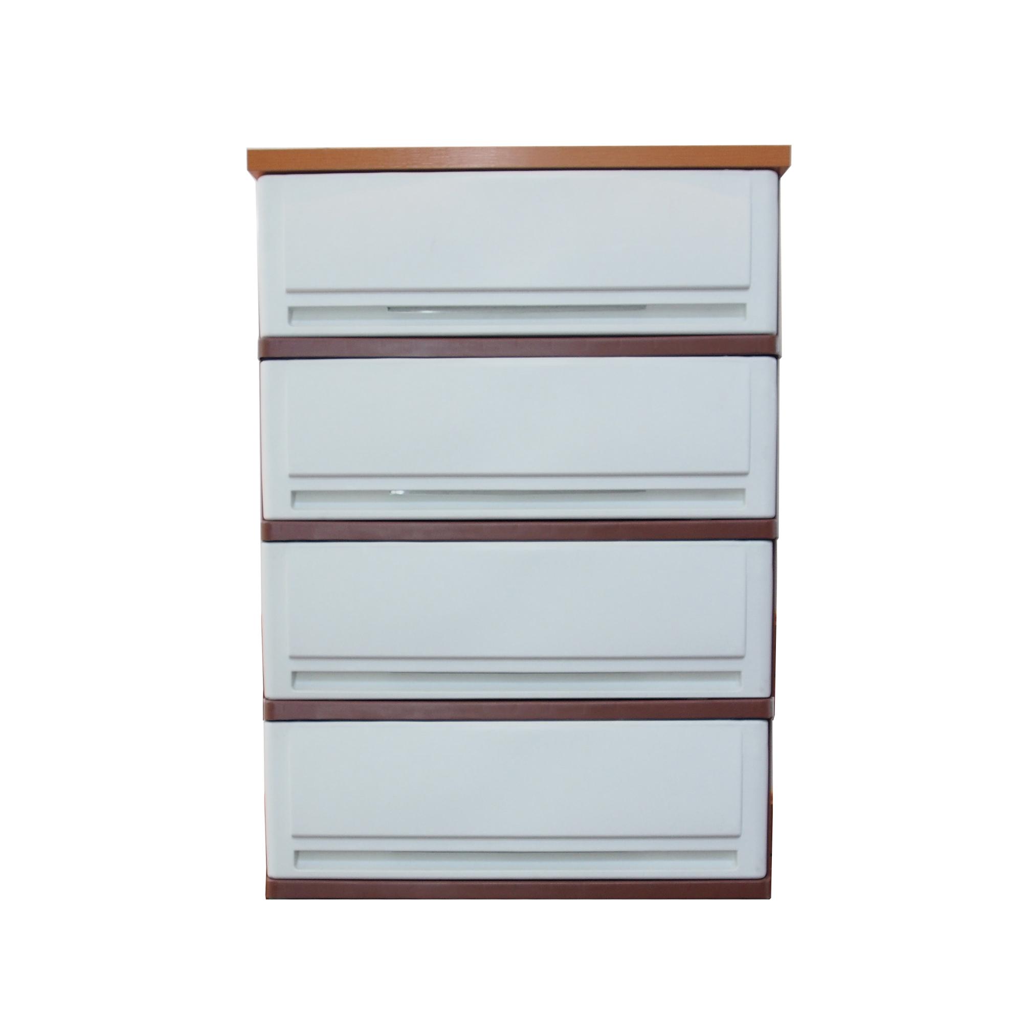 UP ตู้ลิ้นชักพลาสติก (ท๊อปไม้) SUMO-WOODTOP (4ชั้น) UP ตู้ลิ้นชักพลาสติก (ท๊อปไม้) SUMO-WOODTOP (4ชั้น)