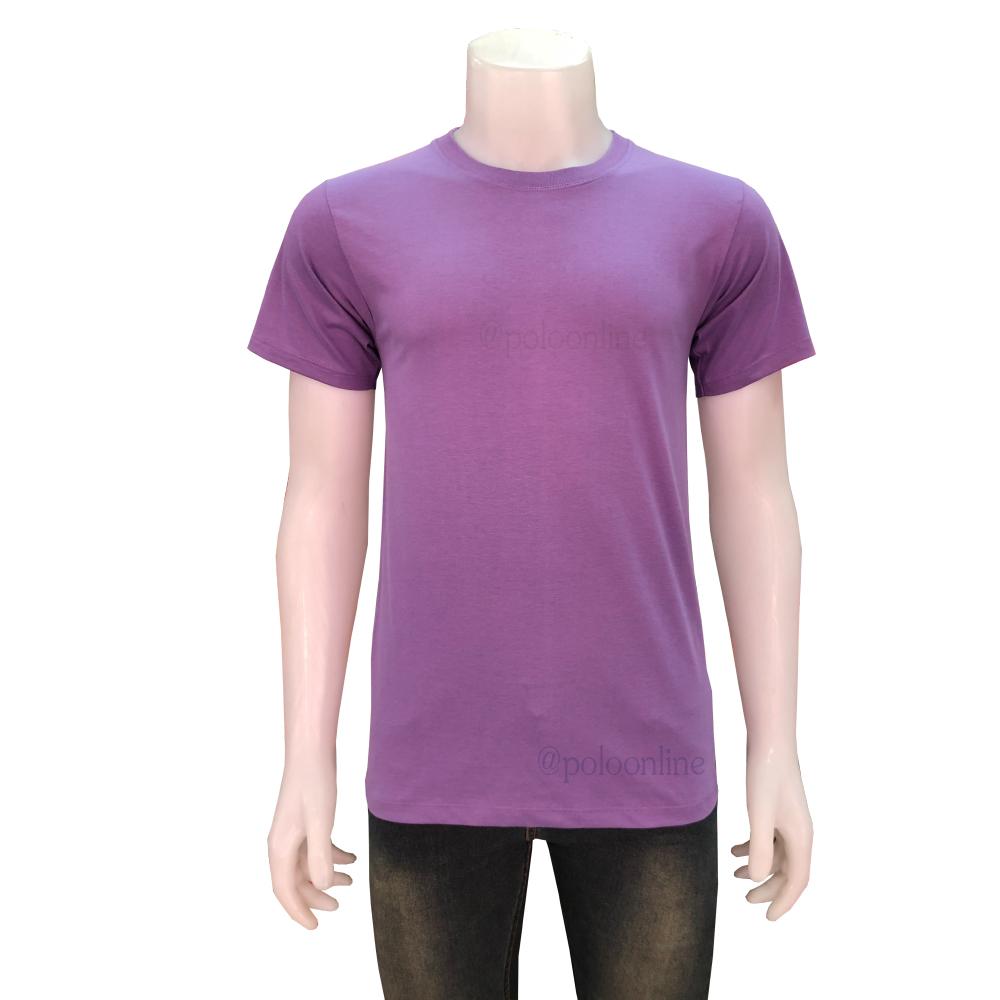 เสื้อยึดสีพื้น แบบคอลม มีหลากหลายสี