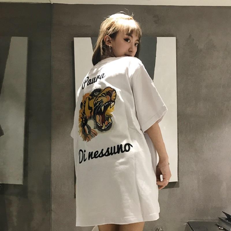 เสื้อยืดหญิงฤดูร้อนสาธารณรัฐเกาหลีออลจังแขนสั้นเสื้อยืดสไตล์เกาหลีน้ำฮาราจูกุ BF เสื้อผ้าแฟชั่น หลวมเข้าได้หลายชุดนักเรียนแขนเสื้อครึ่งแขนบนเสื้อผ้า เสื้อยืดหญิงฤดูร้อนสาธารณรัฐเกาหลีออลจังแขนสั้นเสื้อยืดสไตล์เกาหลีน้ำฮาราจูกุ BF เสื้อผ้าแฟชั่น หลวมเข้าได้หลายชุดนักเรียนแขนเสื้อครึ่งแขนบนเสื้อผ้า