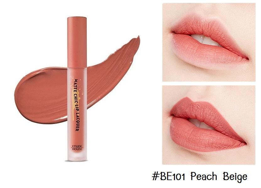 Etude House Matte Chic Lip Lacquer 4g ลิปเนื้อแมนต์สีสวยติดทนจูบไม่หลุด เม็ดสีแน่นๆสุดๆ Etude House Matte Chic Lip Lacquer 4g ลิปเนื้อแมนต์สีสวยติดทนจูบไม่หลุด เม็ดสีแน่นๆสุดๆ