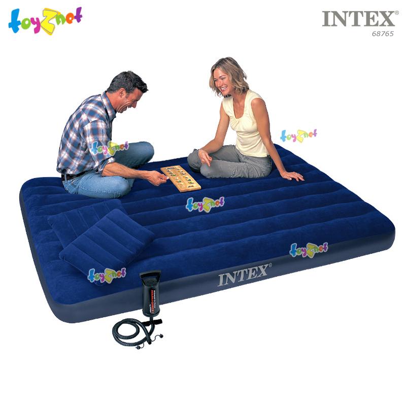 Intex ส่งฟรี ที่นอนเป่าลม แค้มป์ แคมป์ปิ้ง ปิคนิค 5 ฟุต (ควีน) 1.52x2.03x0.22 ม. รุ่น 68765 + หมอน 2 ใบและที่สูบลมดับเบิ้ลควิ๊ก วัน Intex ส่งฟรี ที่นอนเป่าลม แค้มป์ แคมป์ปิ้ง ปิคนิค 5 ฟุต (ควีน) 1.52x2.03x0.22 ม. รุ่น 68765 + หมอน 2 ใบและที่สูบลมดับเบิ้ลควิ๊ก วัน