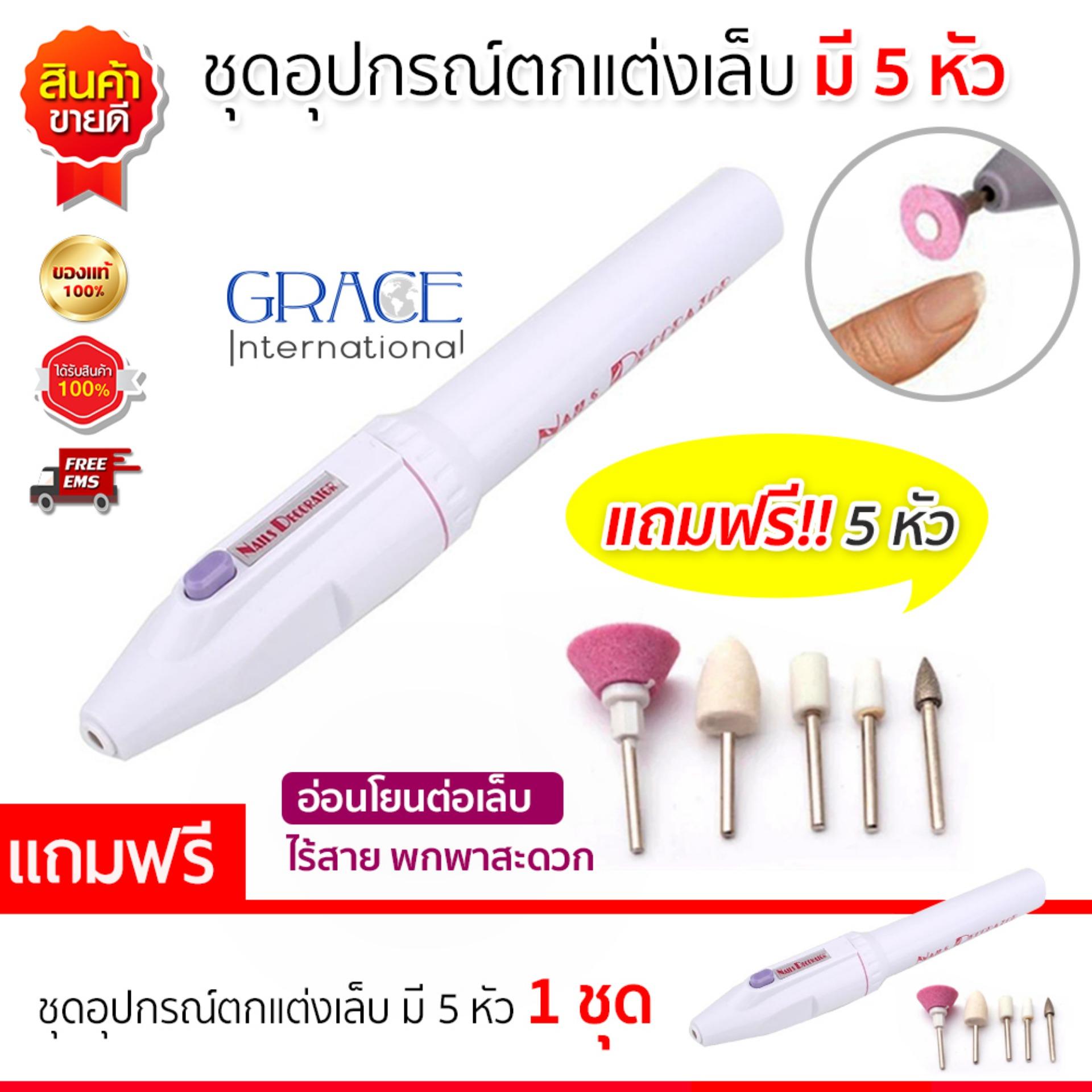 ชุดอุปกรณ์ตกแต่งเล็บ 5in1 เล็บสวยสุขภาพดี (ซื้อ 1 แถม! 1) Perfect Nail Tool Kit (white) รุ่น TNC203-MN ชุดอุปกรณ์ตกแต่งเล็บ 5in1 เล็บสวยสุขภาพดี (ซื้อ 1 แถม! 1) Perfect Nail Tool Kit (white) รุ่น TNC203-MN