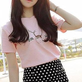 เสื้อยืดแฟชั่นปักลาย SALE ส่งเร็วภายใน 1-2 วัน
