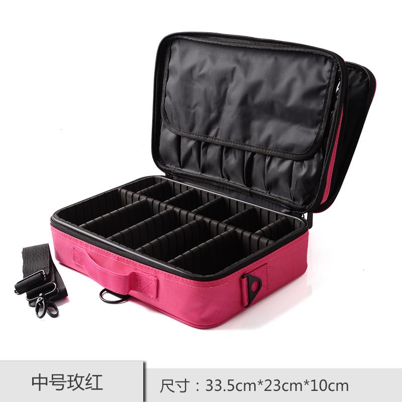 Lexni กระเป๋าเครื่องสำอาง มีหลายชั้น วางบนรถเข็นได้ ไซส์ใหญ่ Lexni กระเป๋าเครื่องสำอาง มีหลายชั้น วางบนรถเข็นได้ ไซส์ใหญ่