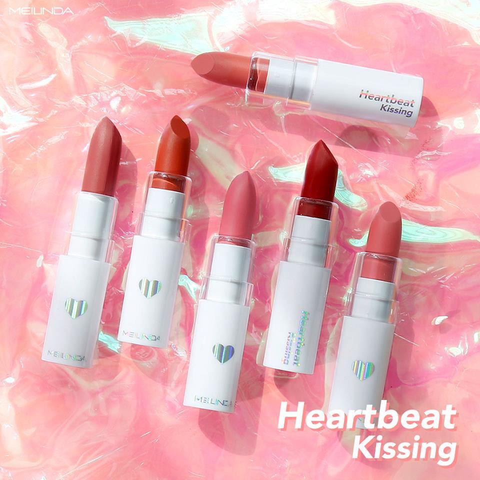 No.06 - NEW! Meilinda Heartbeat Kissing Lip ใหม่! ลิปสติกเนื้อแมทท์เริ่ดๆ จากเมลินด้า No.06 - NEW! Meilinda Heartbeat Kissing Lip ใหม่! ลิปสติกเนื้อแมทท์เริ่ดๆ จากเมลินด้า