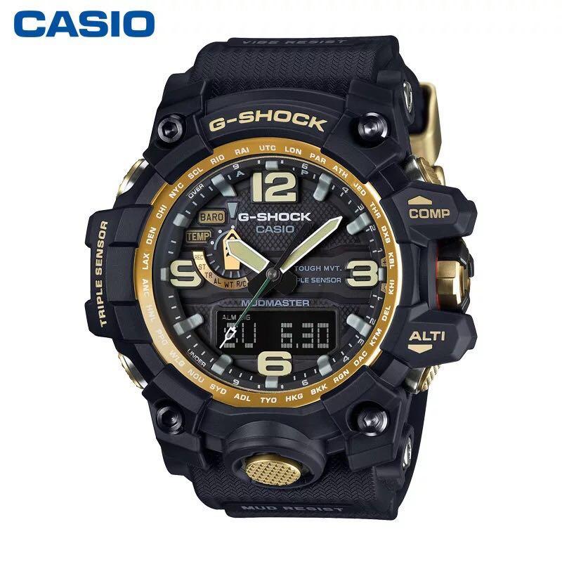 นาฬิกา Casio G - Shock พลังงานแสงอาทิตย์เคลื่อนไหวชายคลื่นใหญ่คิงโคลนกันน้ำควอตซ์นาฬิกาทหาร นาฬิกาชาย