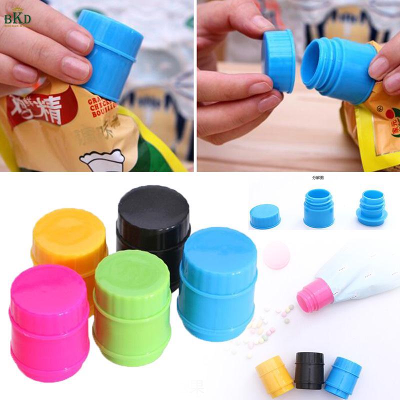 Bottle Cap Shaped Sealing Bag Clips Clamp Food Kitchen Preservation Plastic Bottle Cap Shaped Sealing Bag Clips Clamp Food Kitchen Preservation Plastic