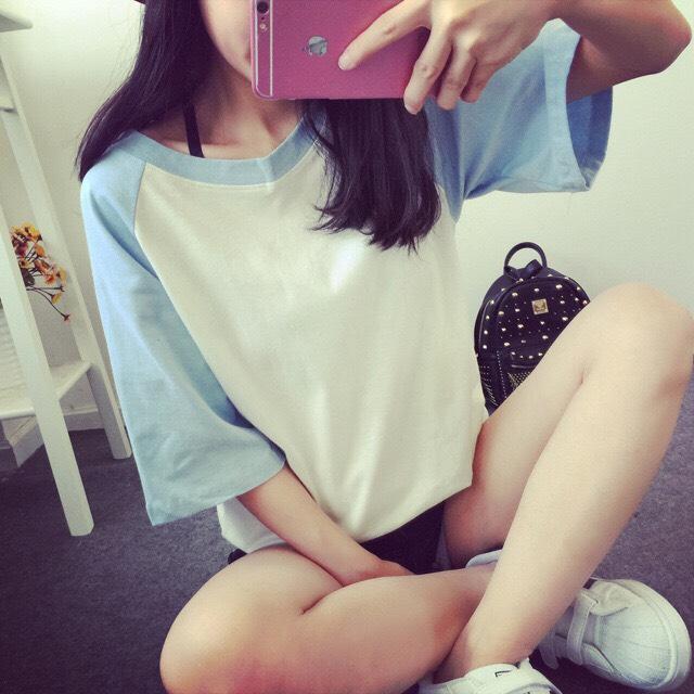 เสื้อยืดคอกลม แฟชั่น DX-peise