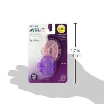Philips AVENT Soothie Pacifier จุกหลอกสำหรับทารก 0-3 เดือน แพคคู่