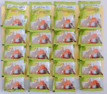 Yusmira นมแพะรสอินทผาลัม รสชาติดี อร่อย ทานง่าย สั่งเลย (1 ชุด มี 20 ซองๆ ละ 25 กรัม)