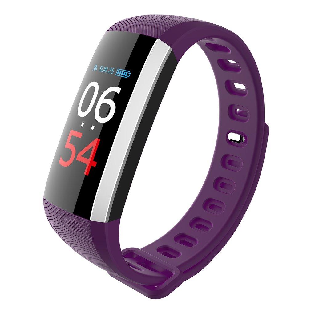 M2S Pro สมาร์ทบลูทู ธ แบนหน้าจอ COLOr ความดันโลหิตเครื่องวัดความดันโลหิต Pedometer Bracelet Fitness Smartband สำหรับ iOS Android