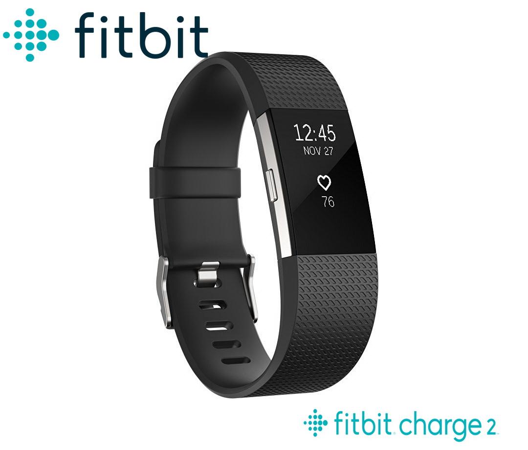 Fitbit Charge 2 Black สายรัดข้อมือ สีดำ ไซด์ Large - รับประกันศูนย์ 1 ปี Fitbit Charge 2 Black สายรัดข้อมือ สีดำ ไซด์ Large - รับประกันศูนย์ 1 ปี