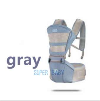 superbaby เป้อุ้มเด็กนั่ง มาใหม่ AIEBAO Hip Seat 2 in 1 พาสเทล(Pastel) สะพายหน้าและสะพายหลังได้