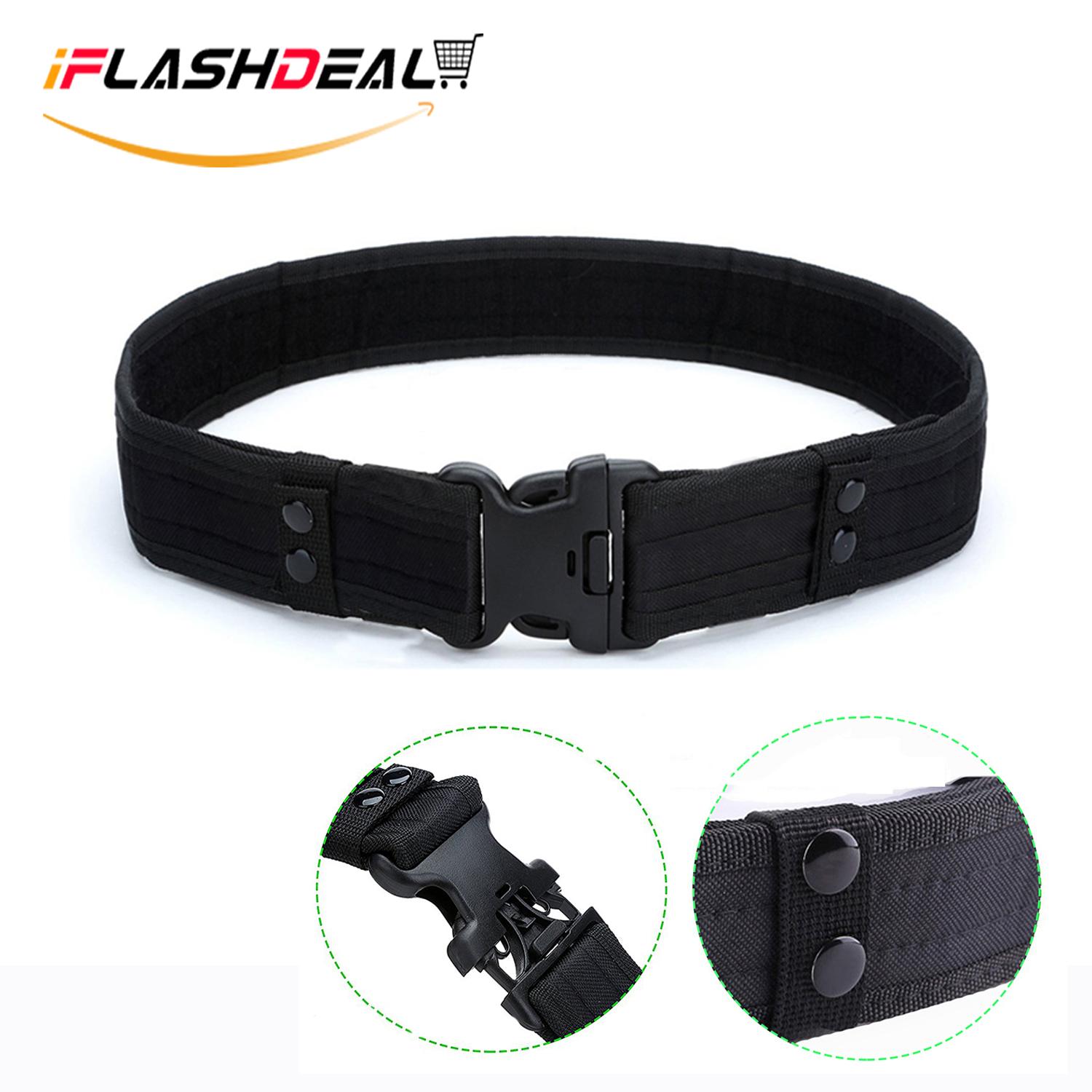 iFlashDeal เข็มขัดผู้ชาย เข็มขัด ผู้ชาย เข็มขัดหนัง Military Equipment with Side Release Buckle (Black) iFlashDeal เข็มขัดผู้ชาย เข็มขัด ผู้ชาย เข็มขัดหนัง Military Equipment with Side Release Buckle (Black)