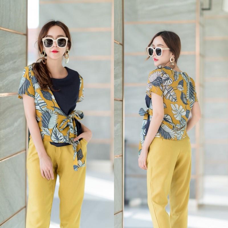 bynuchja shop เสื้อแฟชั่นโบข้าง