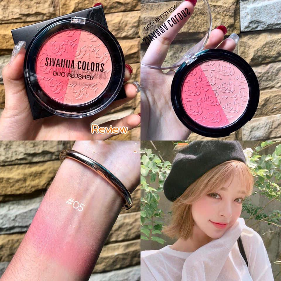 ใครชอบความพีชๆมาทางนี้เลย บลัชตัวใหม่ SV Duo Blusher 2สีใน 1ตลับ ตัวนี้สีนางสวยมาก เพคเกจดีงาม ตลับใหญ่น้า #แท้ #เบอร์ 5