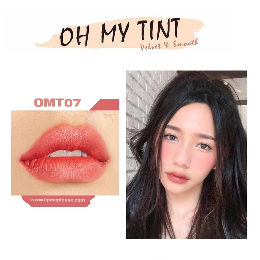 OH MY TINT สี 01-14 (โอ้มายตินท์) ลิปทิ้นเนื้อละมุน 4.5 กรัม OH MY TINT สี 01-14 (โอ้มายตินท์) ลิปทิ้นเนื้อละมุน 4.5 กรัม
