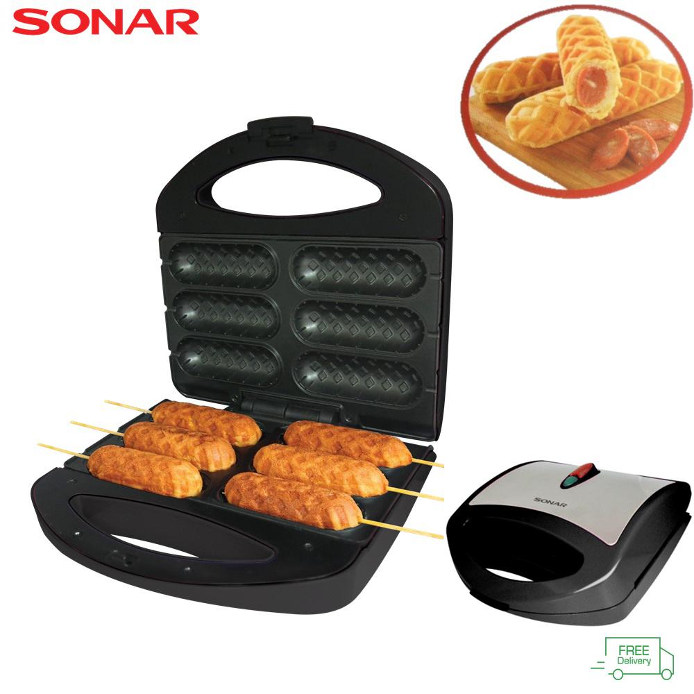 Sonar เครื่องทำวาฟเฟิลฮอทดอก เครื่องทำขนม รุ่น SW-158