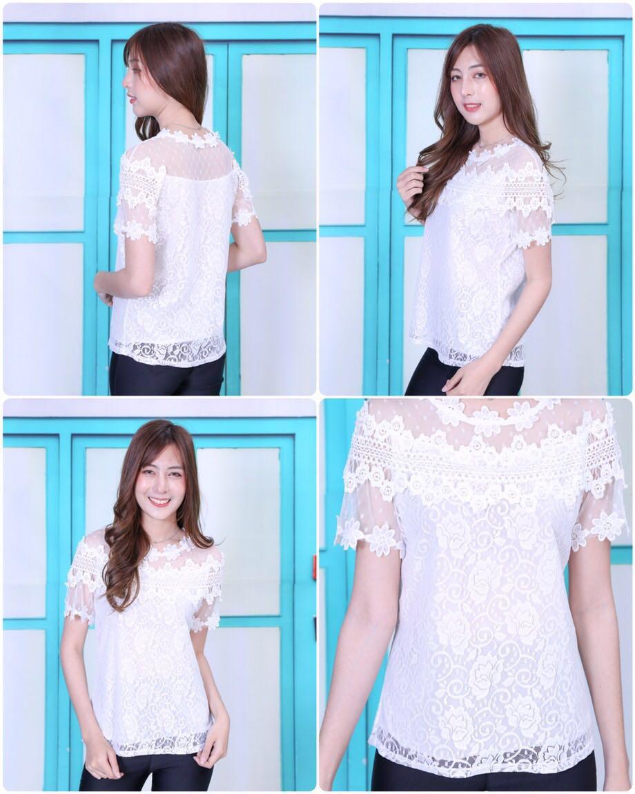 เสื้อลูกไม้แขนสั้น เสื้อแขนสั้น ลูกไม้แขนสั้น เสื้อลูกไม้ เสื้อผ้าผู้หญิง เสื้อผ้าแฟชั่น เสื้อแฟชั่น เสื้อออกงาน รุ่น 238 เสื้อลูกไม้แขนสั้น เสื้อแขนสั้น ลูกไม้แขนสั้น เสื้อลูกไม้ เสื้อผ้าผู้หญิง เสื้อผ้าแฟชั่น เสื้อแฟชั่น เสื้อออกงาน รุ่น 238