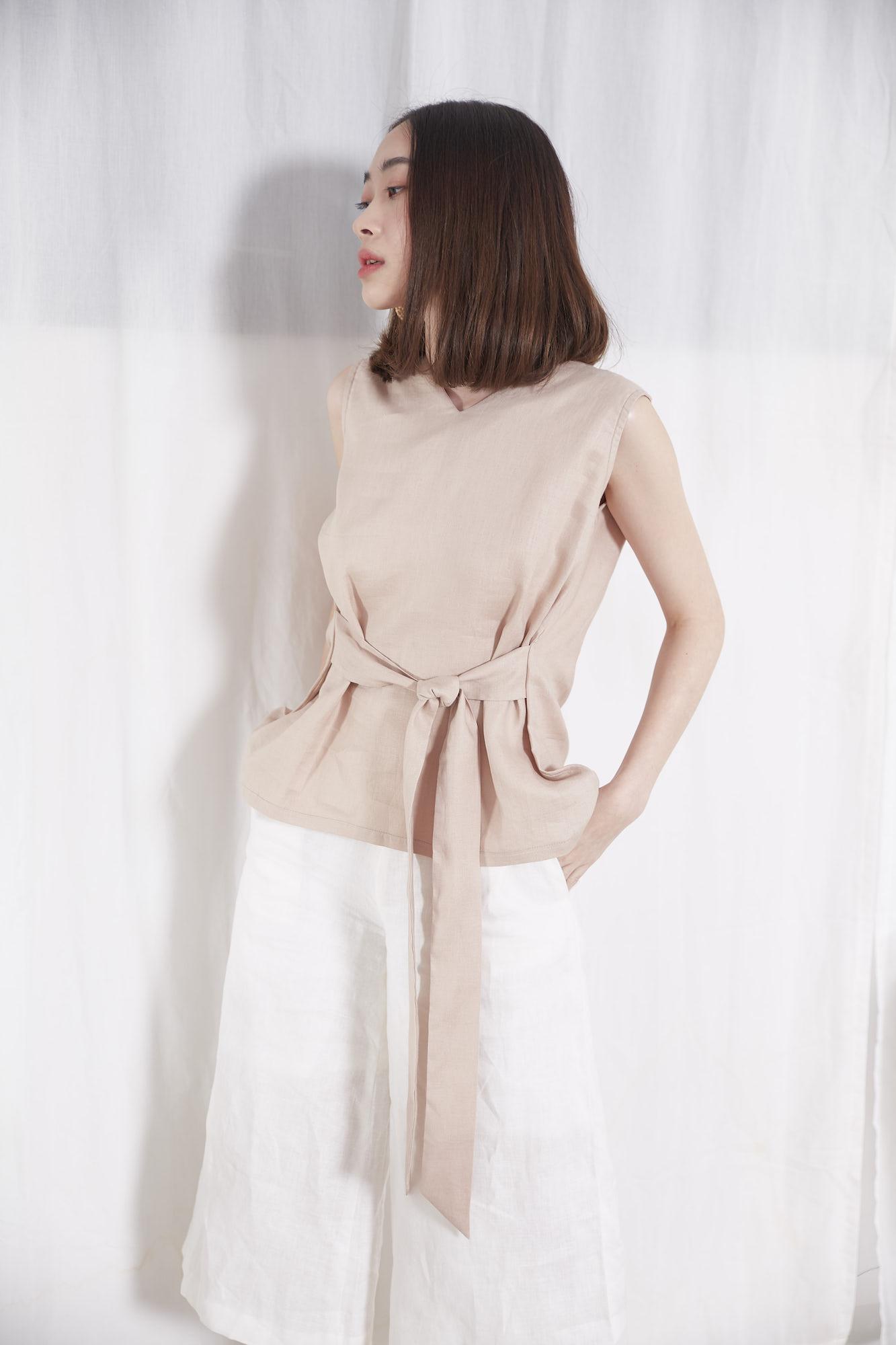Aunchadabrand-linen-Lidia top