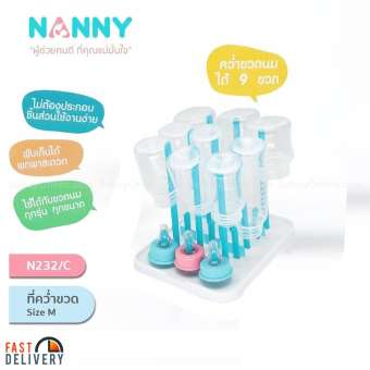 NANNY ที่คว่ำขวดนม Size M