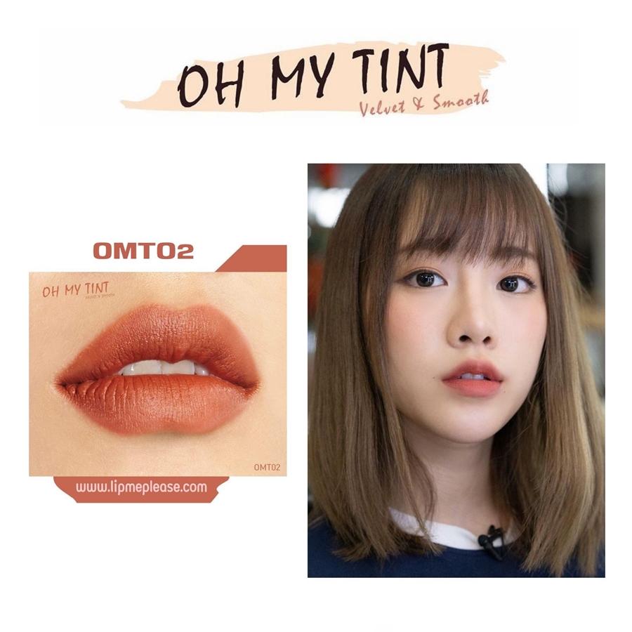 OH MY TINT สี 01-14 (โอ้มายตินท์) ลิปทิ้นเนื้อละมุน 4.5 กรัม OH MY TINT สี 01-14 (โอ้มายตินท์) ลิปทิ้นเนื้อละมุน 4.5 กรัม