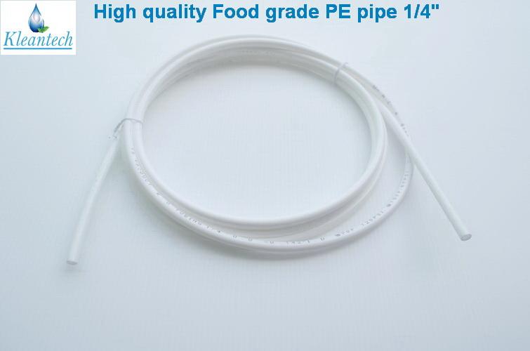KLEANTECH สายน้ำดื่ม PE ขนาด 2 หุล (1/4") ความยาว 10 เมตร High quality PE pipe 1/4'' PE tube /PE pipe for RO water filter