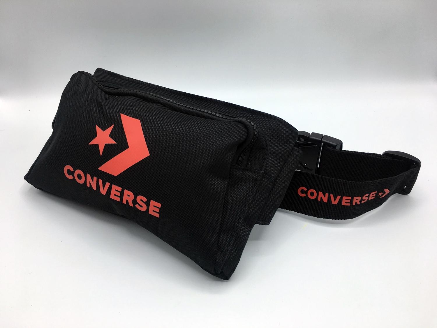 CONVERSE กระเป๋าคาดอก/คาดเอว รุ่น NEW SPEED WAIST BAG BLACK - 126001392BK-F (BLACK) กระเป๋าคาดเอว กระเป๋า การเดินทาง