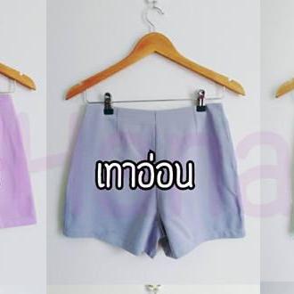 กางเกงขาสั้น ผ้าฮานาโกะ สวยงานดี ใส่สบาย **(รายละเอียดไซส์อยู่ด้านล่าง โปรดอ่านก่อนสั่งซื้อ)**กางเกงขาสั้นผู้หญิง//กางเกงขาสั้น ผญ//ขาสั้นผู้หญิง//ขาสั้น ผญ สวยถูกใจแน่นอน!!