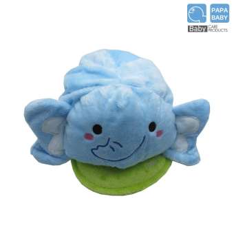 PAPA BABY หมวกเด็กผ้าเวลบัว ลายช้าง รุ่น CDH-T01