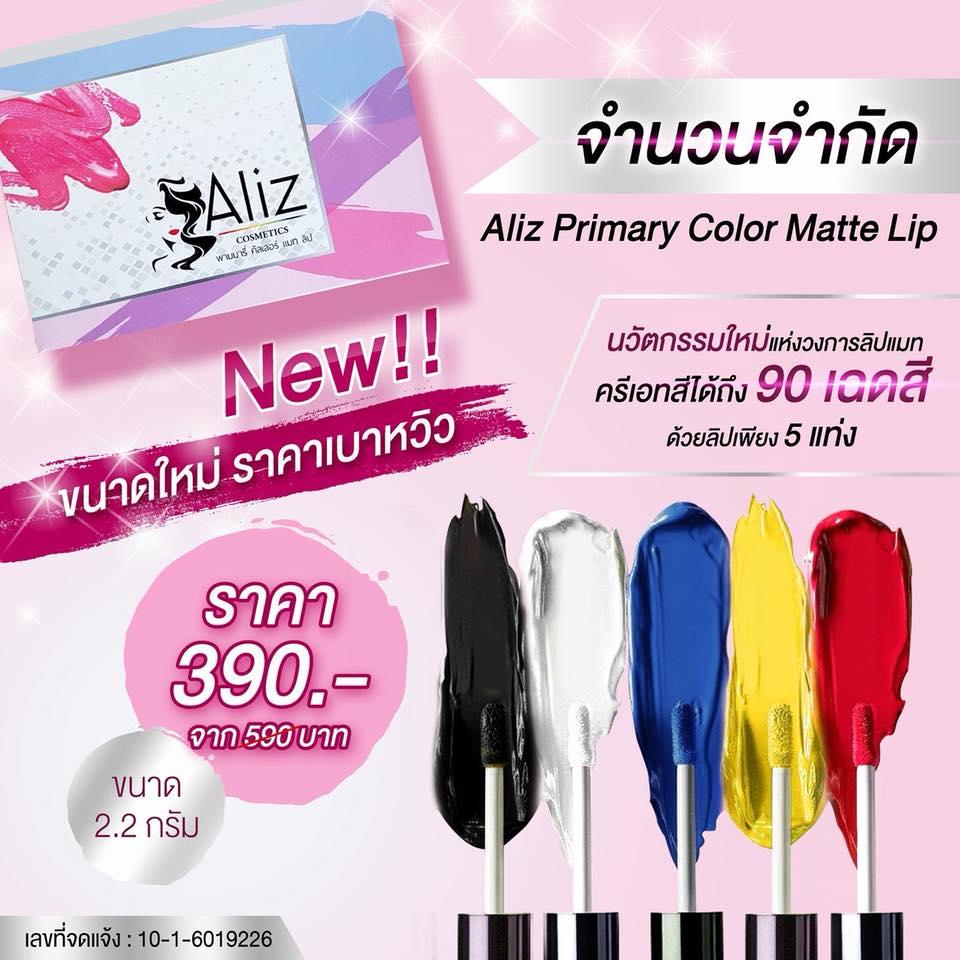 ลิปแมทแม่สี เซ็ทใหญ่ 2.2 กรัม Aliz Cosmetic ลิปแม่สี ลิปผสมสี ลิปแมทแม่สี เซ็ทใหญ่ 2.2 กรัม Aliz Cosmetic ลิปแม่สี ลิปผสมสี