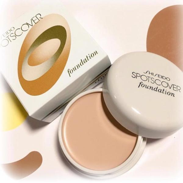 SHISEIDO Spotscover Foundation ขนาด 20g.#S100 สำหรับผิวขาว-ขาวเหลือง