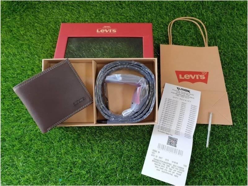 กระเป๋าสตางค์+เข็มขัด Levi's (งานแบรนด์แท้100%)