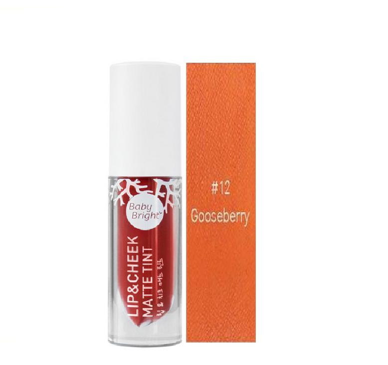 Baby Bright Lip & Cheek Matte Tint 2.4g เบบี้ไบร์ท ลิปแอนด์ชีคแมทท์ทินท์