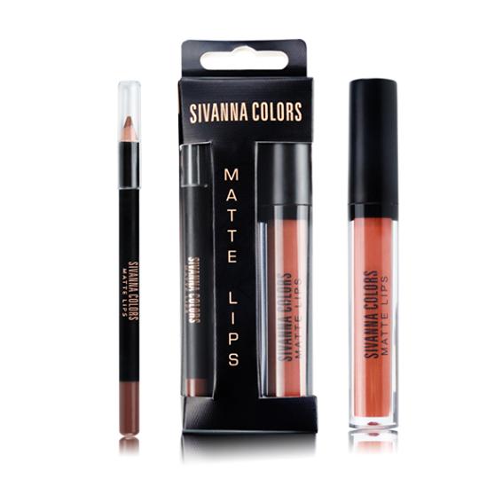 Sivanna Colors Matte Lips 2in1 ลิปจุ่มเนื้อแมท + ลิปดินสอ Sivanna Colors Matte Lips 2in1 ลิปจุ่มเนื้อแมท + ลิปดินสอ