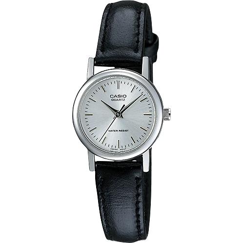 Casio นาฬิกาข้อมือผู้หญิง สายหนังแท้ รุ่น LTP-1095
